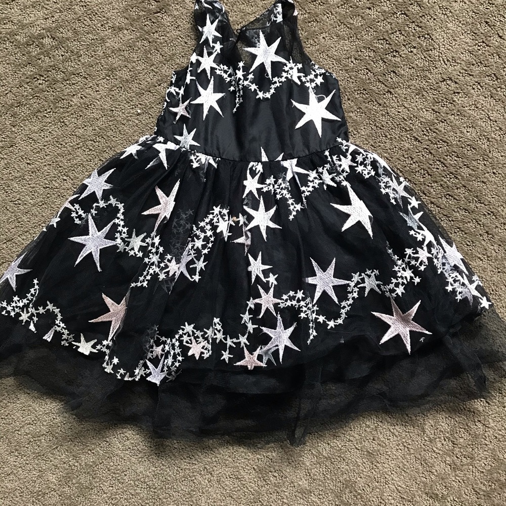 Black and silver dress